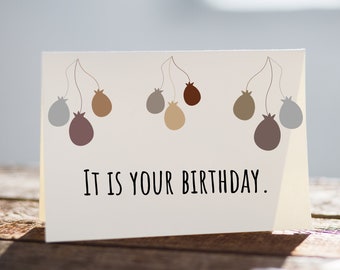 Printable Birthday Card | Office Birthday Card | Birthday Card Printable | Birthday Card Printable Funny | It is your birthday
