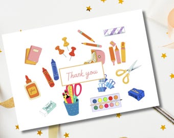 Printable Thank You Card Teacher