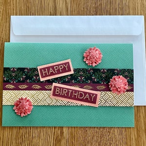 Handmade birthday cards | Birthday Card for Mom | Birthday Card for Her | Birthday Card Handmade | Happy Birthday Card | Birthday Card