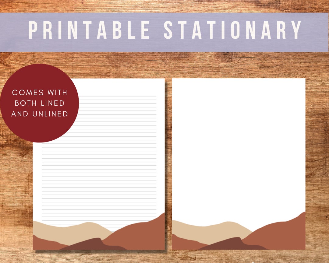 Printable Stationary Paper | Printable Letter Paper | Printable Letters ...