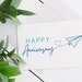 1st Wedding Anniversary Card Printable | Paper Anniversary Card ...