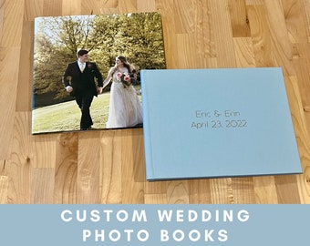 Custom Wedding Photo Album | Hardcover Anniversary Gift