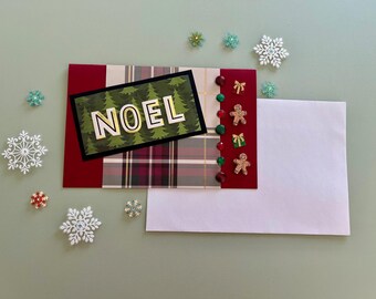 DIY Christmas Cards | Christmas Cards DIY | DIY Holiday Cards | Christmas Noel Card | Noel Card for Christmas diy | Noel Christmas Card