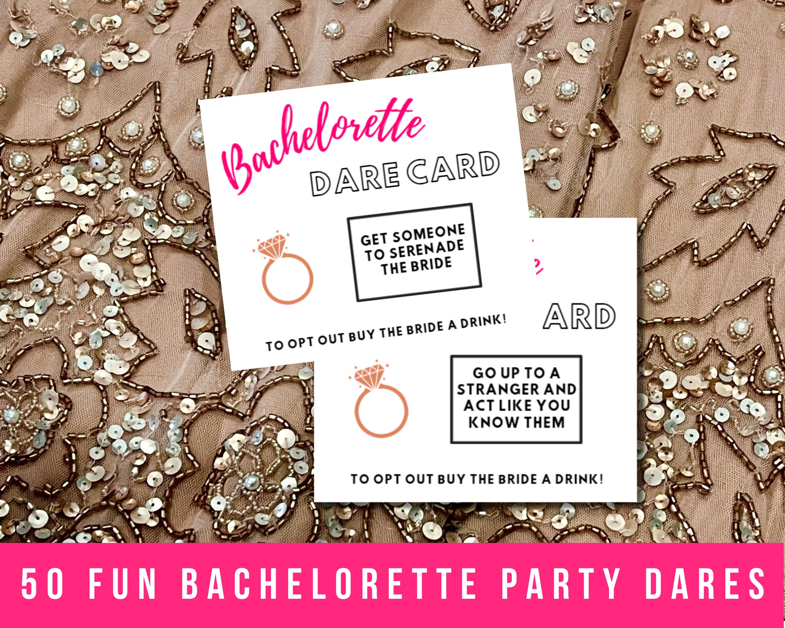 Dare to Do it Bachelorette Activity Cards – Nashlorette Store