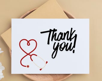 Thank You Card to a Doctor (Printable)