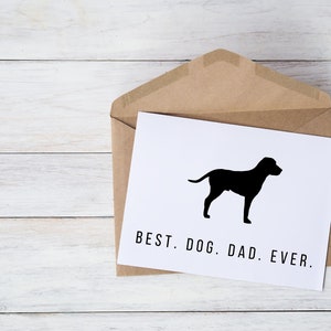 Best Dog Dad Ever | Fathers Day Card From Dog | Fathers Day Card Dog | Dog Dad Fathers Day Card | Dog Card for Fathers Day Printable