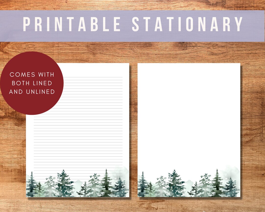 Printable Stationary Paper | Printable Letter Paper | Printable Letters ...
