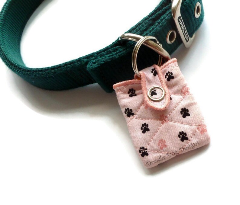 Custom Dog Tag Silencer Pet ID Tag Holder Dog Tag Pouch Etsy