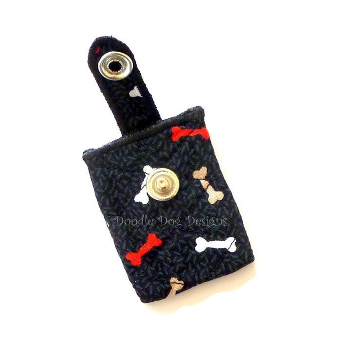 Quilted Dog Tag Silencer Pet ID Tag Holder Black with Etsy
