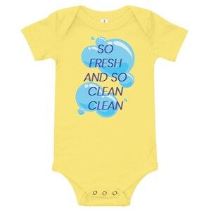 So fresh and so clean | Funny baby onesie, baby shower gift, hip hop baby shower, hip hop baby clothes