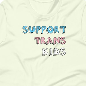 Support Trans Kids unisex tee | Protect trans kids, support trans youth, trans pride shirt, trans rights, protect trans youth