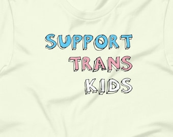 Support Trans Kids unisex tee | Protect trans kids, support trans youth, trans pride shirt, trans rights, protect trans youth