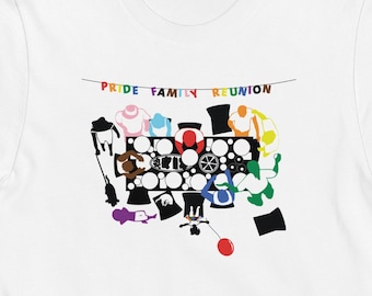 Zjazd Rodzinny Pride | Koszulka dla dzieci Pride, Koszulka LGBTQ, Koszulka równości, Koszulka Gay Pride, Koszulka Pride, LGBTQ