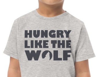 Hungry like the wolf | Funny toddler shirt, baby shower gift, gift for toddler, back to school shirt, gift for her, gift for him