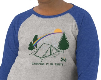 Funny camping shirt | Funny kids tee, gift for her, gift for him, back to school gift, glamping