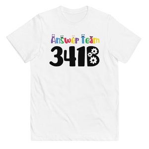 StoryBots Answer Team 341B kids tee Ask the StoryBots, birthday boy, birthday girl, Storybots birthday shirt image 3