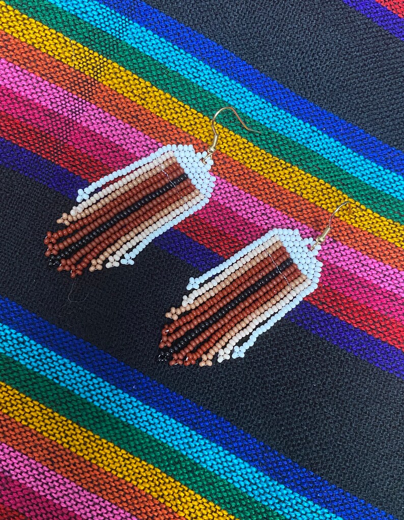 Tula earrings in Piel Color Paletteneutral color earringsstatement earringsnude color palette earrings