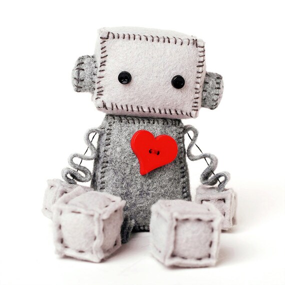 big red robot toy