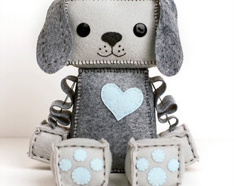 Large Puppy Robot Plush