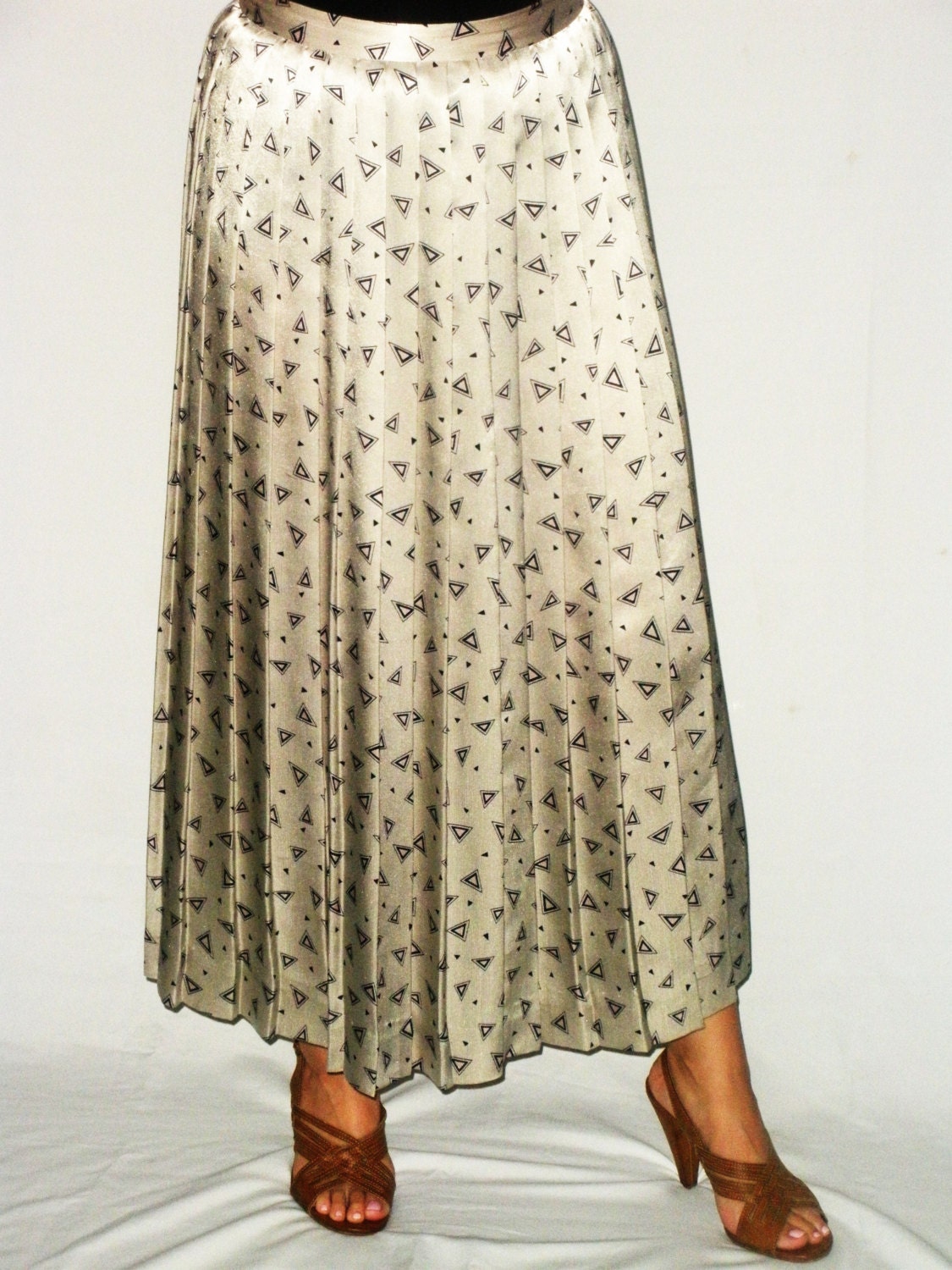 80’s Gray Wool Mermaid Fit Skirt by Jh Collectibles