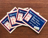 1967-68 National Mah Jongg League Official Card Standard Hands And Rules, set of 4