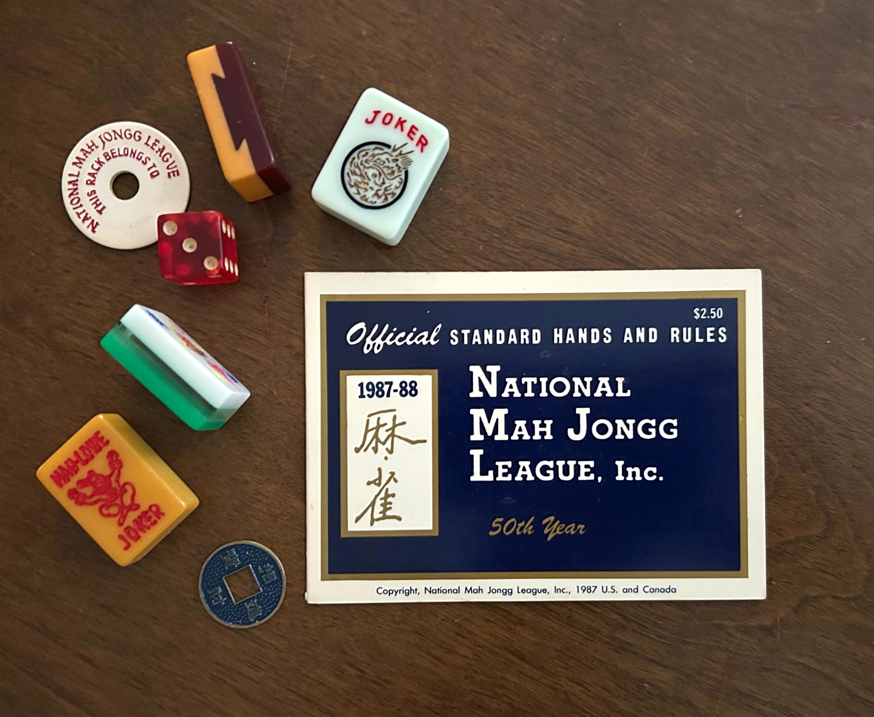 maoページ 1987-88 National Mah Jongg League Official Card Standard Hands and