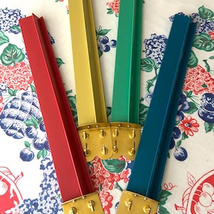 Vintage Crisloid Mah Jongg racks - set of 4 MCM colors, mint condition!