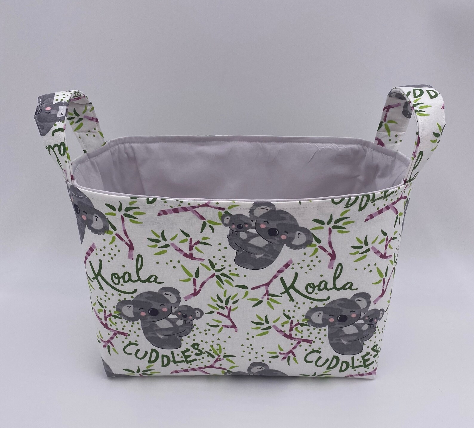 Koala Cuddles Storage Basket Koala Bear Storage Bin Koala Etsy
