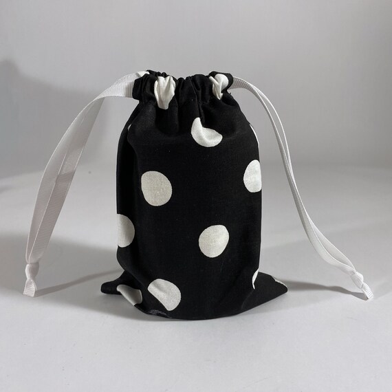 Black and white polka sale dot gift bags