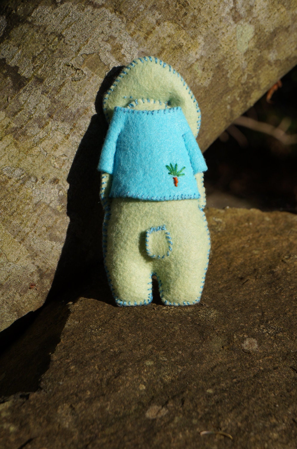Bunny Rabbit With Carrot Pdf Instant Download Pattern Woodland Spring ...