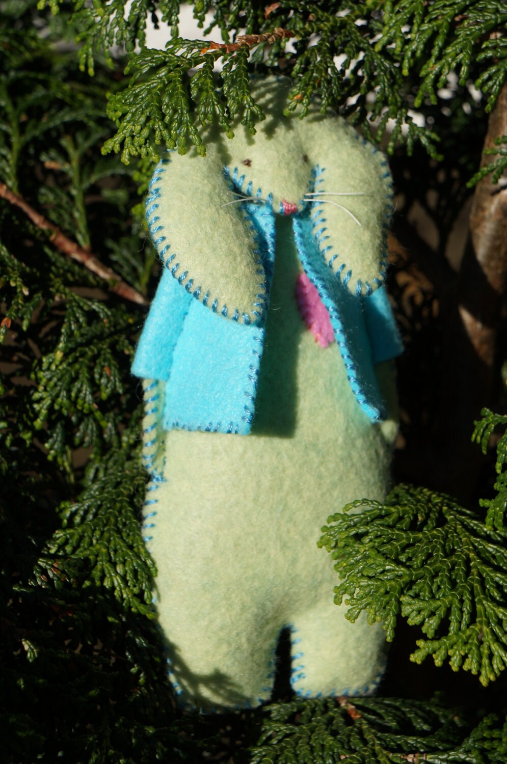 Bunny Rabbit With Carrot Pdf Instant Download Pattern Woodland Spring ...