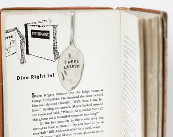 Spoon Bookmark // Carpe Librum // Seize the Book