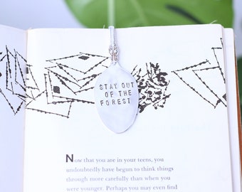 Spoon Bookmark // Stay Out of the Forest  // My Favorite Murder Bookmark //