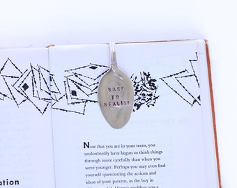 Spoon Bookmark // Back to Reality // Serif Font