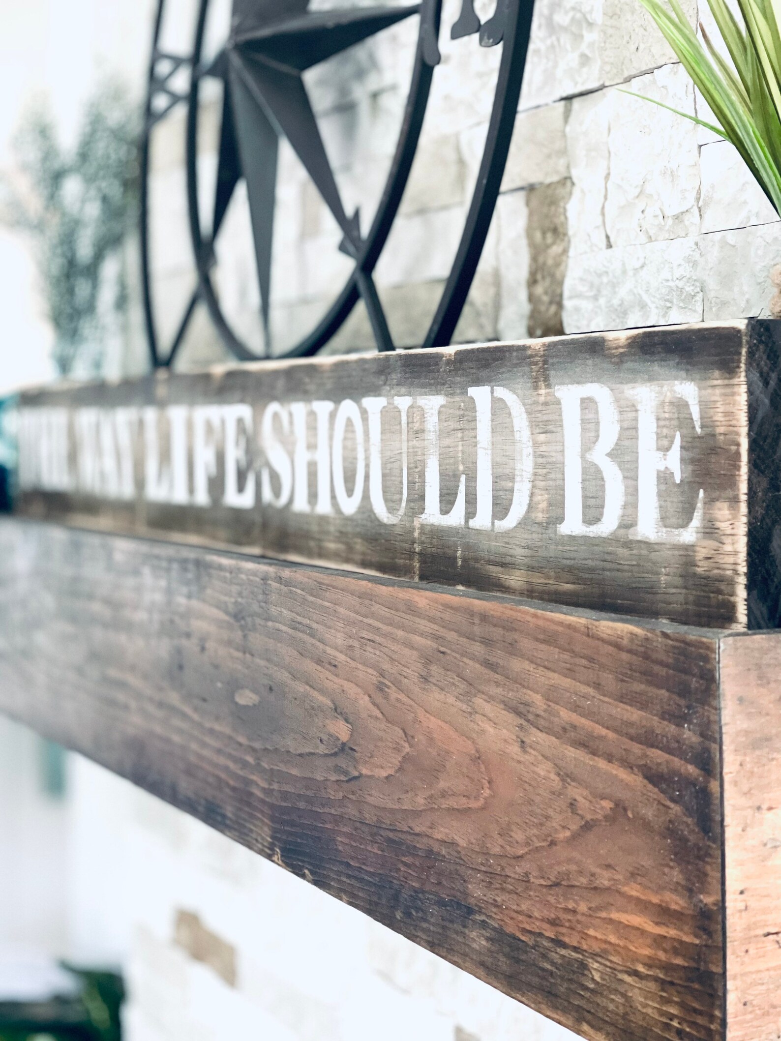 The Way Life Should Be Sign Maine sign Maine motto sign | Etsy