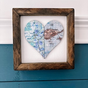Personalized heart map with two maps