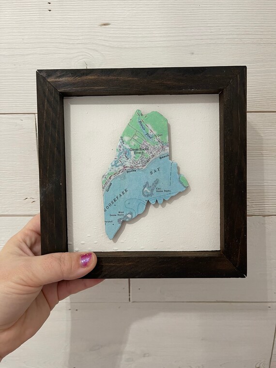 Goose Rocks Beach Map Goose Rocks Beach Maine Map | Etsy Canada