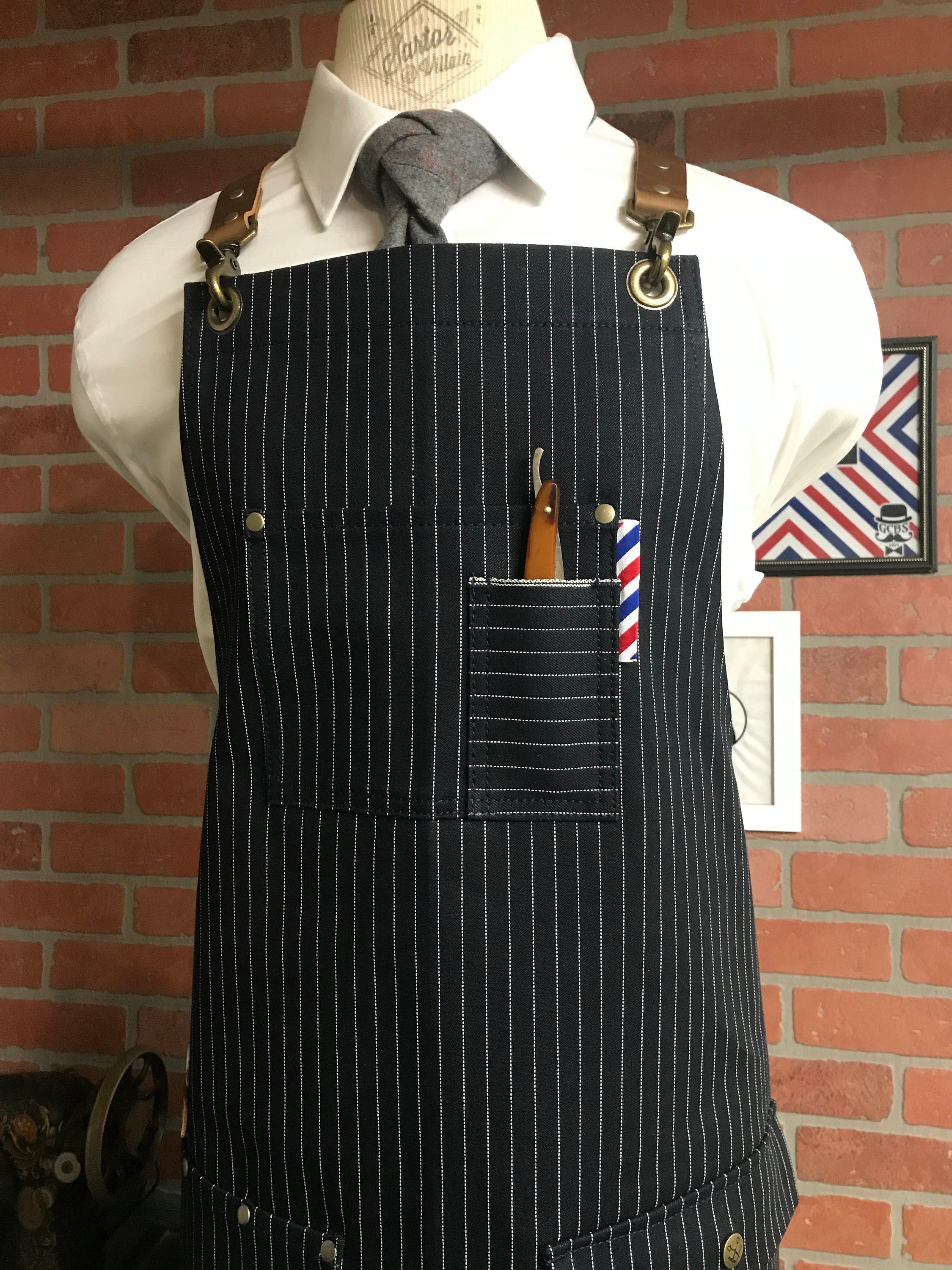 Barber apron Etsy