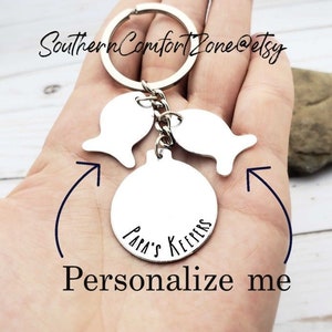 Papa&#39;s Keepers - Fathers Day Key Chain - Kids - Daddy - Fishing Buddies - Birthday Gift - Grandpa - Grandchildren - We Love Grandpa Grandkid