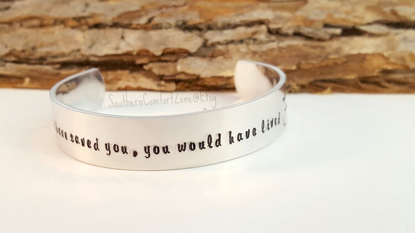 Remembrance Jewelry Bracelet If Love Could Have Saved You - Etsy
