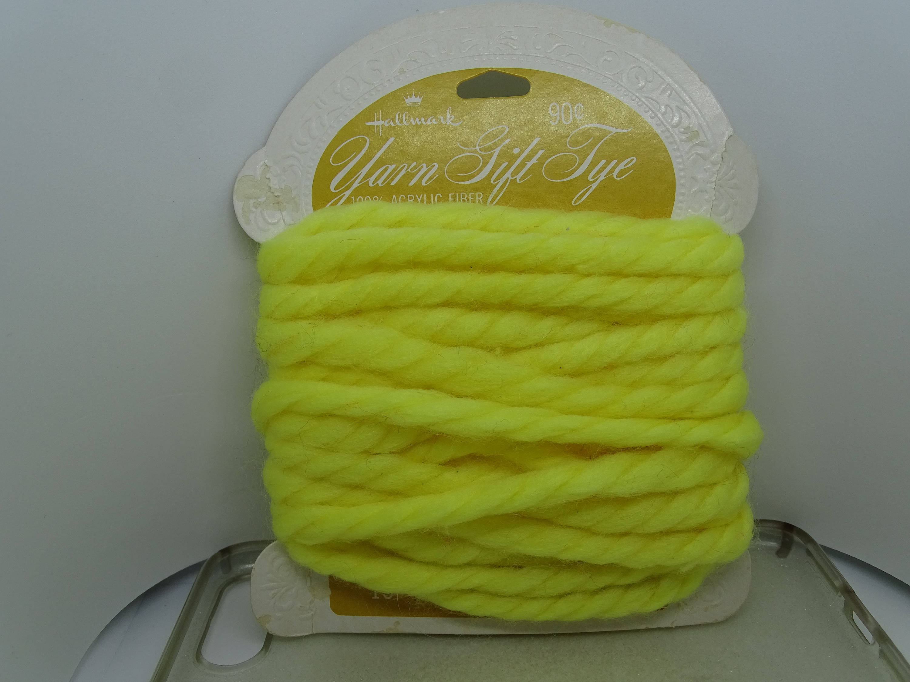 Vintage yarn retro hair ribbons 70's hair accessories and gift ties