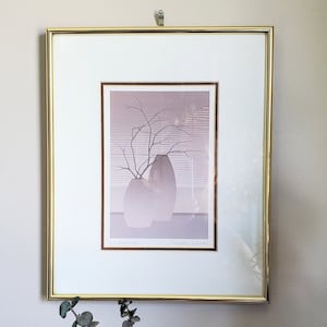 Vintage Serigraph Artwork, Pierre Girard La Branche Silkscreen, La Branche Serigraph Print, Botanical Art Print, 80's Artwork