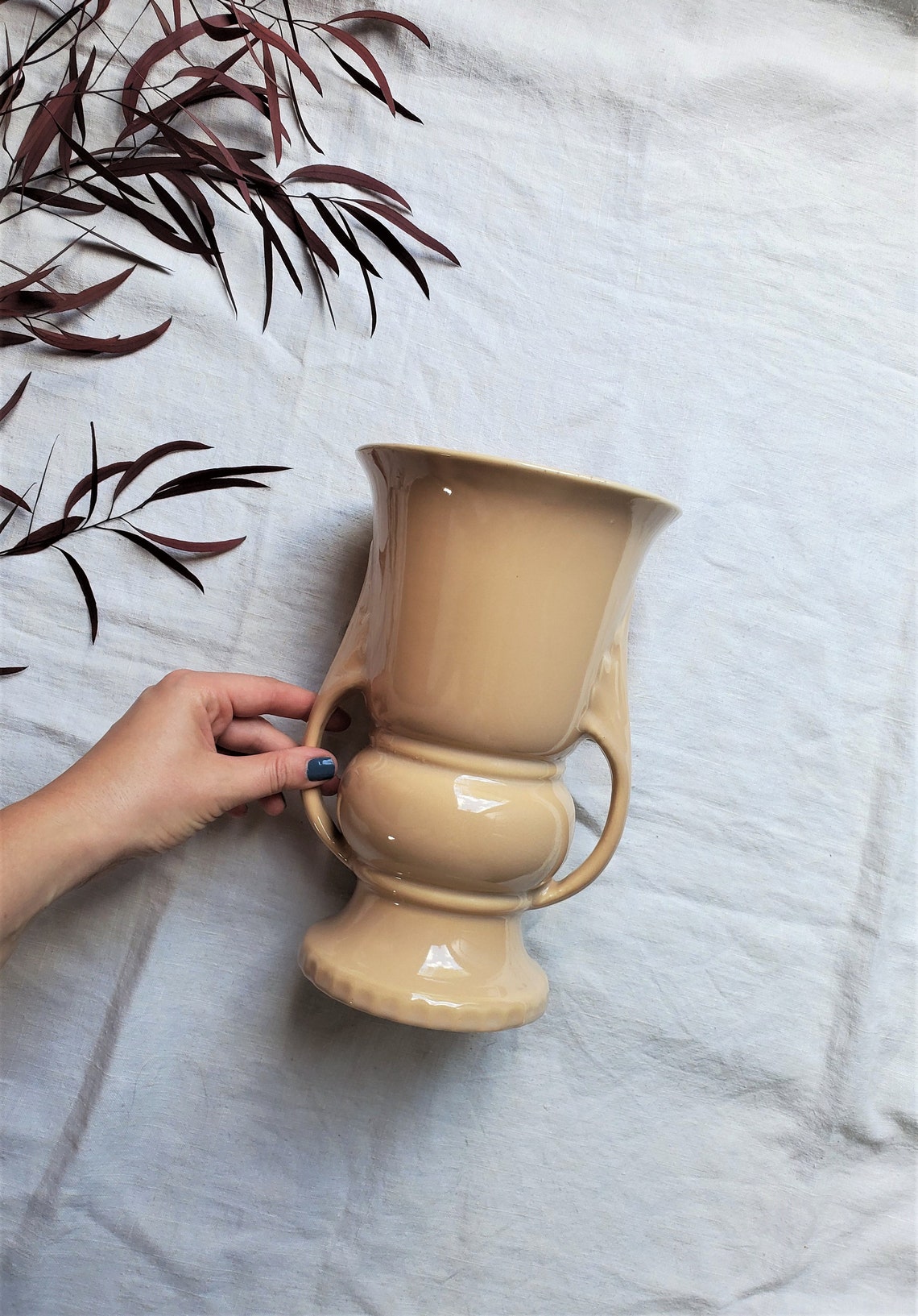 Vintage Abingdon Pottery Vase Abingdon Trophy Vase Art Deco | Etsy