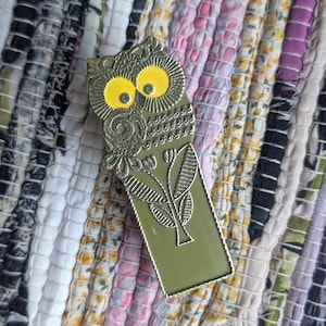 Vintage Mini Owl Stapler Made in Japan | Retro Office Supply | Mid Century Kawaii