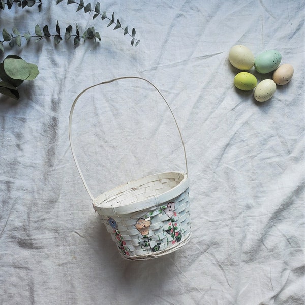Wicker Easter Basket Etsy