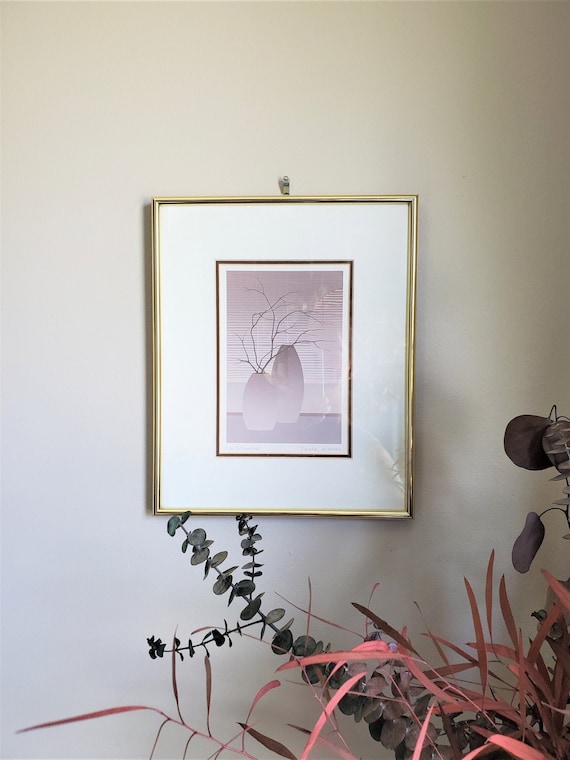 Vintage Serigraph Artwork, Pierre Girard La Branche Silkscreen, La Branche Serigraph Print, Botanical Art Print, 80's Artwork