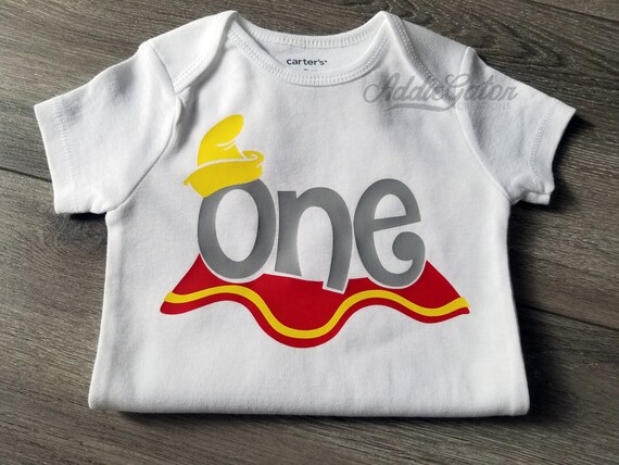 Circus Dumbo First Birthday One Baby Bodysuit Etsy