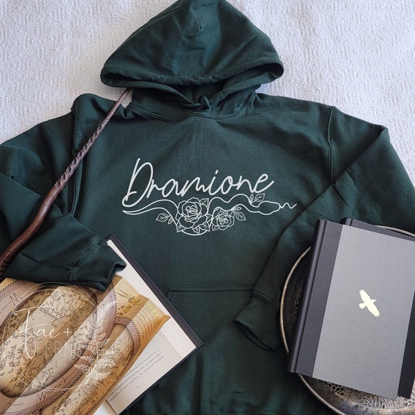 DRAMIONE | Draco and Hermione Fandom Lovers Hooded Sweatshirt | HP Hoodie