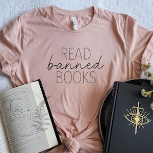 Read Banned Books T-Shirt: Literary Advocate Shirt