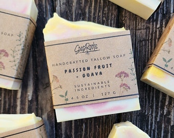 Passionfruit + Guava Tallow Soap
